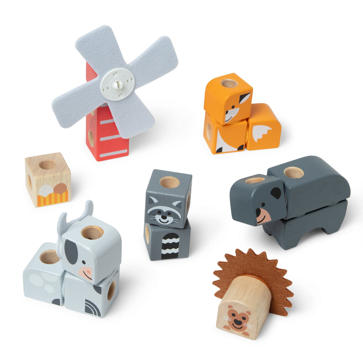Blockables™ Play Sets Farm Friends and Woodland Friends 2-Pack Bundle S0