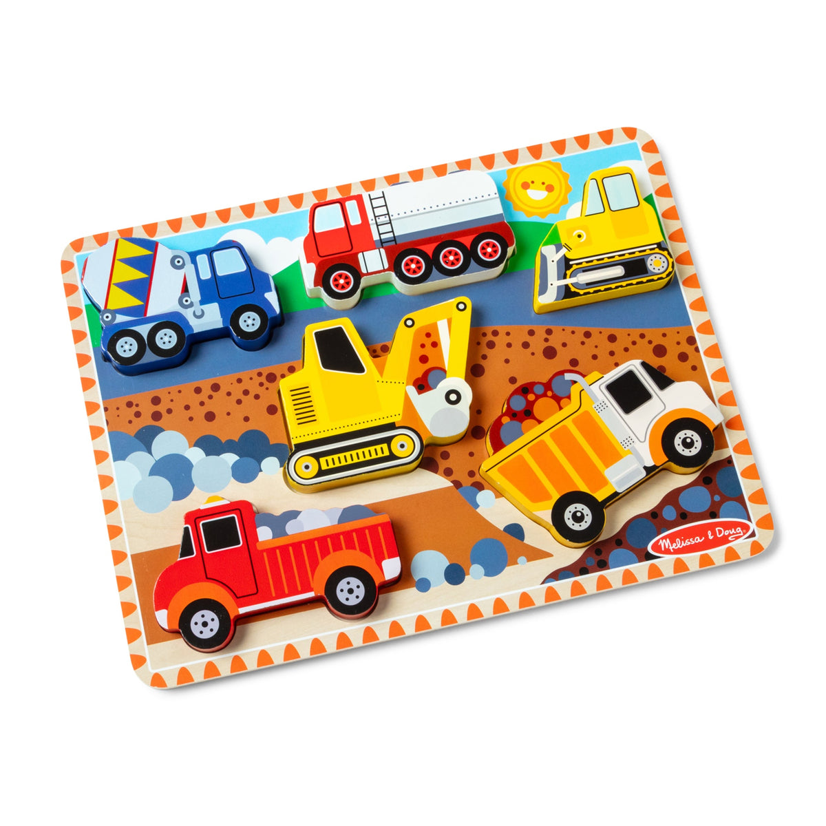 Construction Chunky Puzzle - 6 Pieces M5