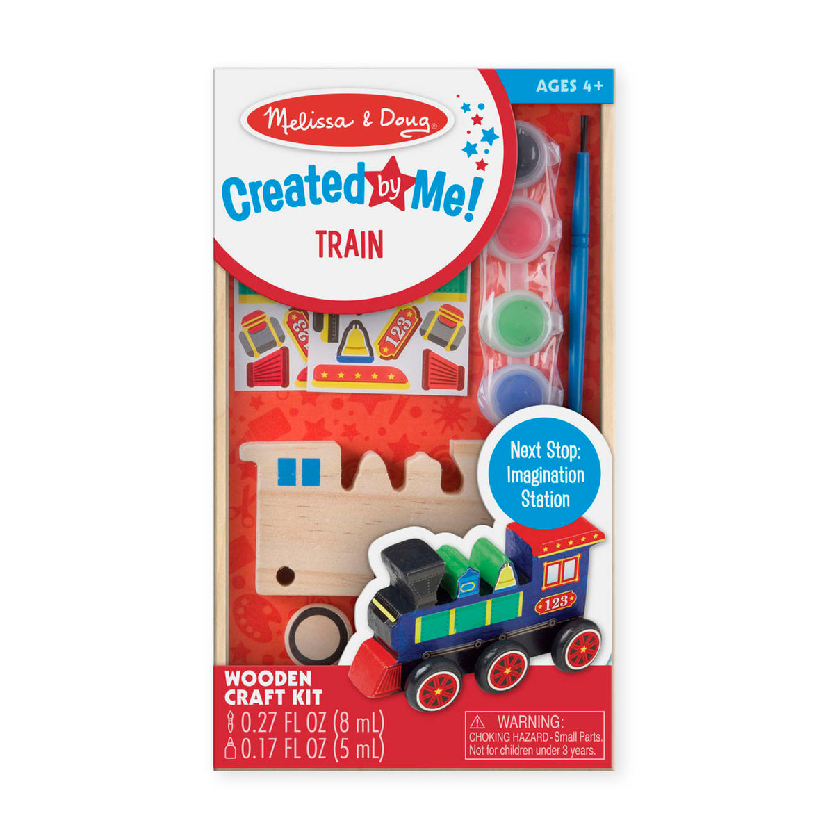 Created by Me! Train Wooden Craft Kit G2