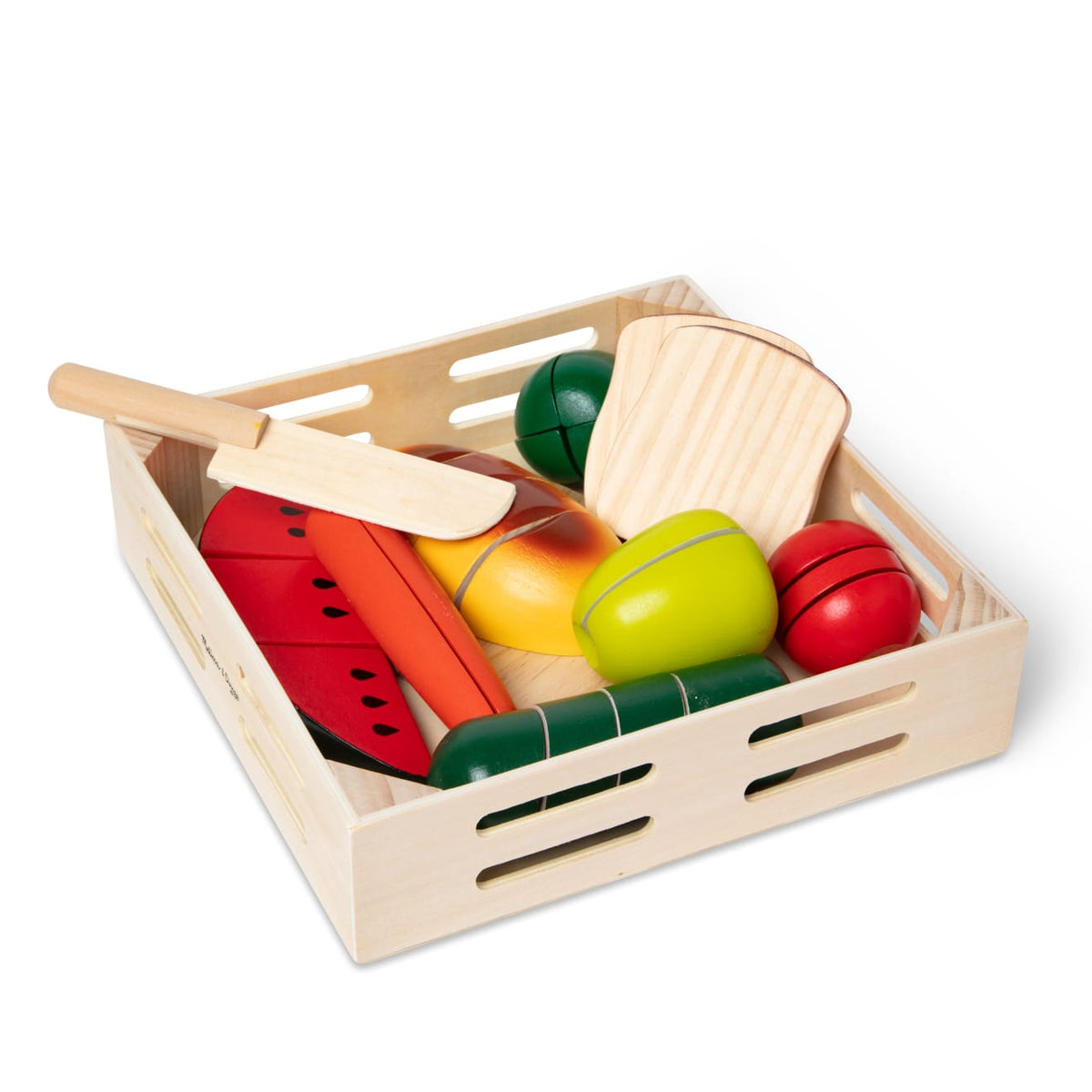 Cutting Food - Wooden Play Food W6