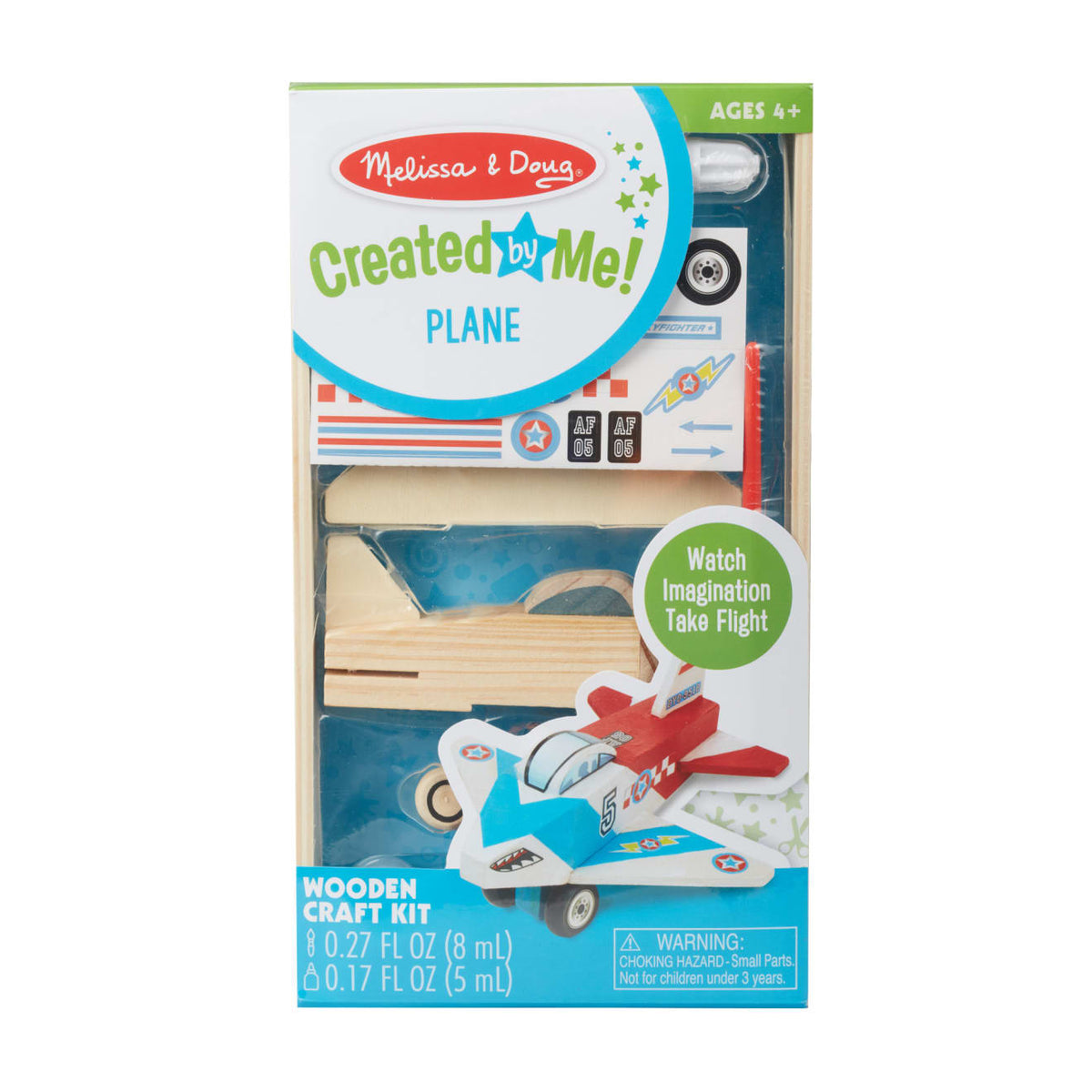 Decorate-Your-Own Wooden Plane Z7