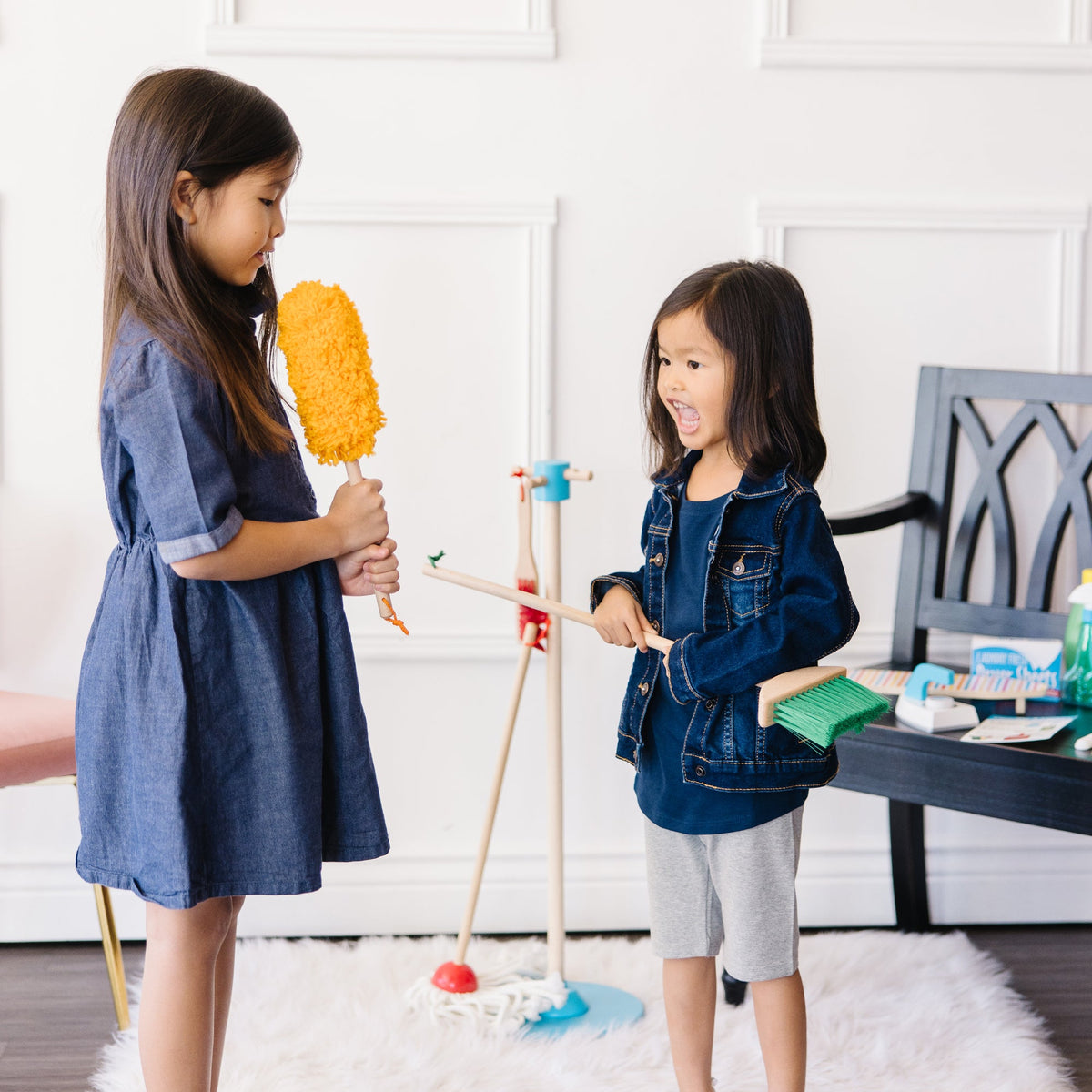 Deluxe Cleaning & Laundry Play Set R0