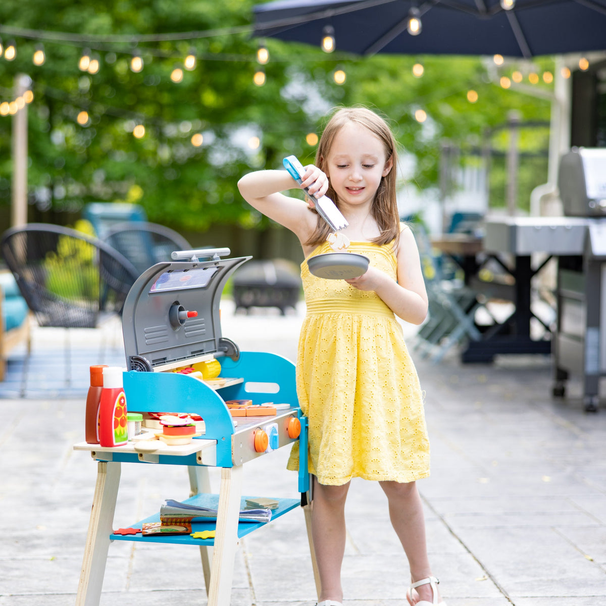 Deluxe Grill & Pizza Oven Play Set N4