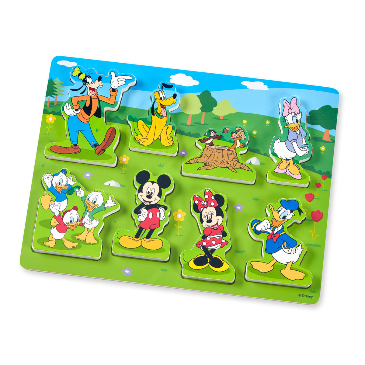Disney Mickey Mouse Wooden Chunky Puzzle W0