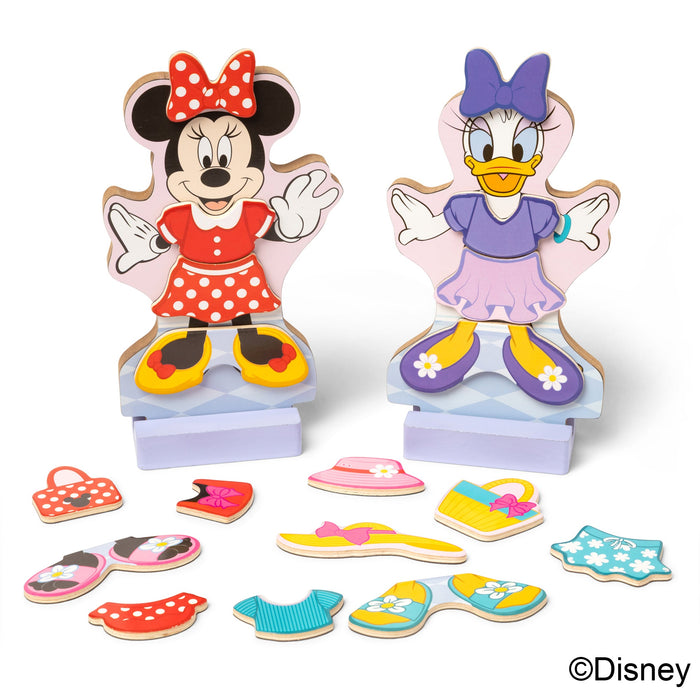 Disney Minnie & Daisy Deluxe Wooden Magnetic Dress-Up S2