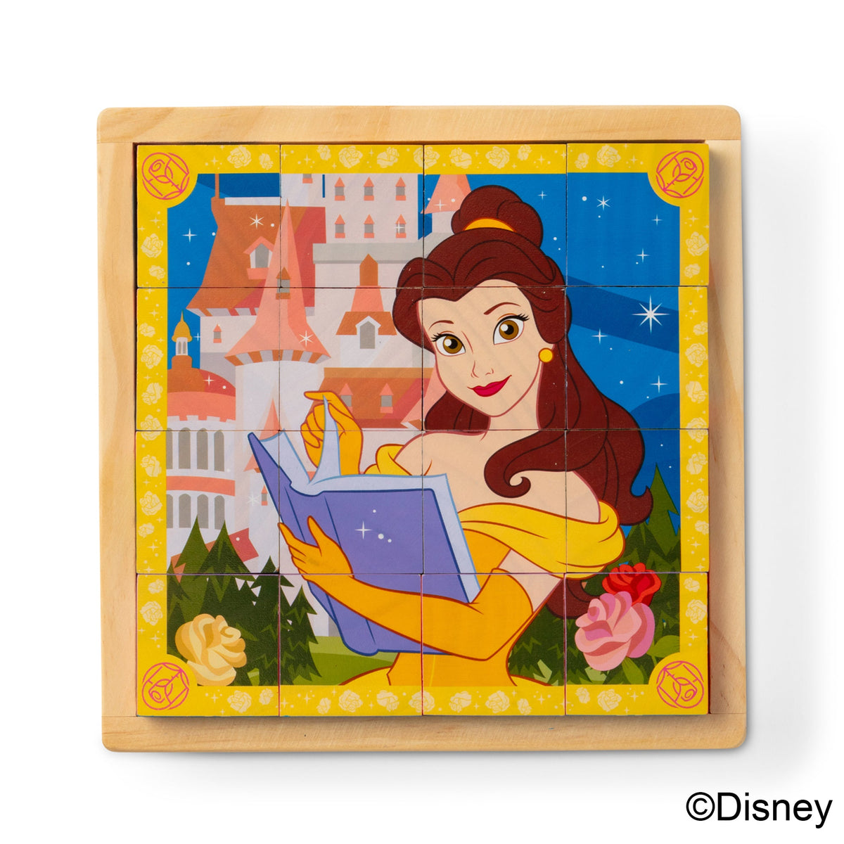 Disney Princess Wooden Cube Puzzle O6