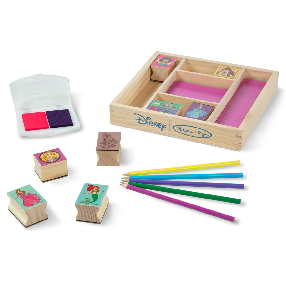 Disney Princess Wooden Stamp Set E3