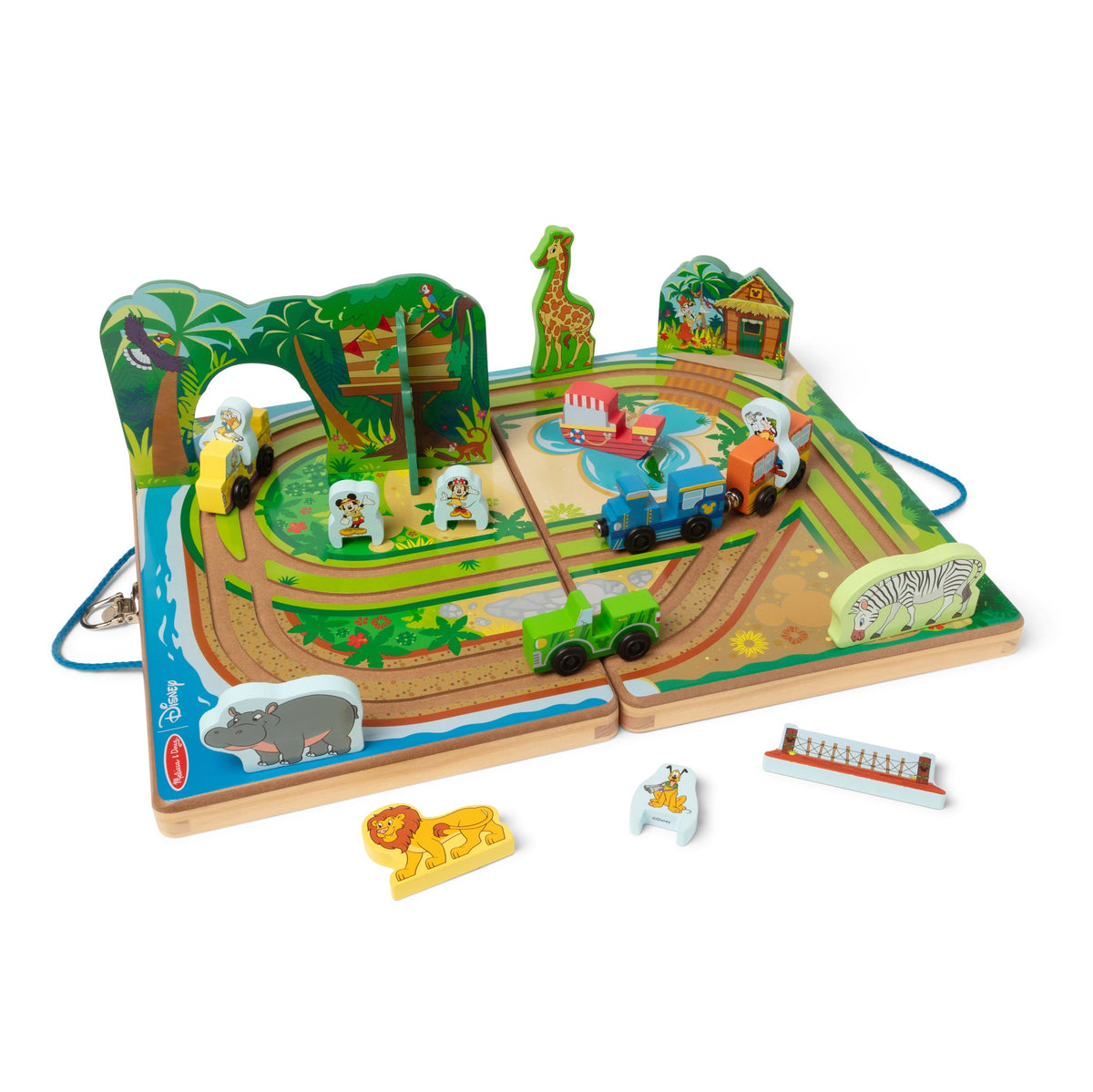 Disney Take-Along Safari Wooden Play Set H2