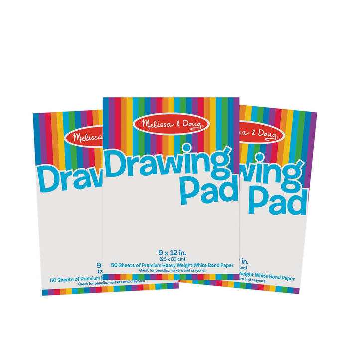 Drawing Paper Pad (50 Sheets, 9 x 12 Inches) 3-Pack R3