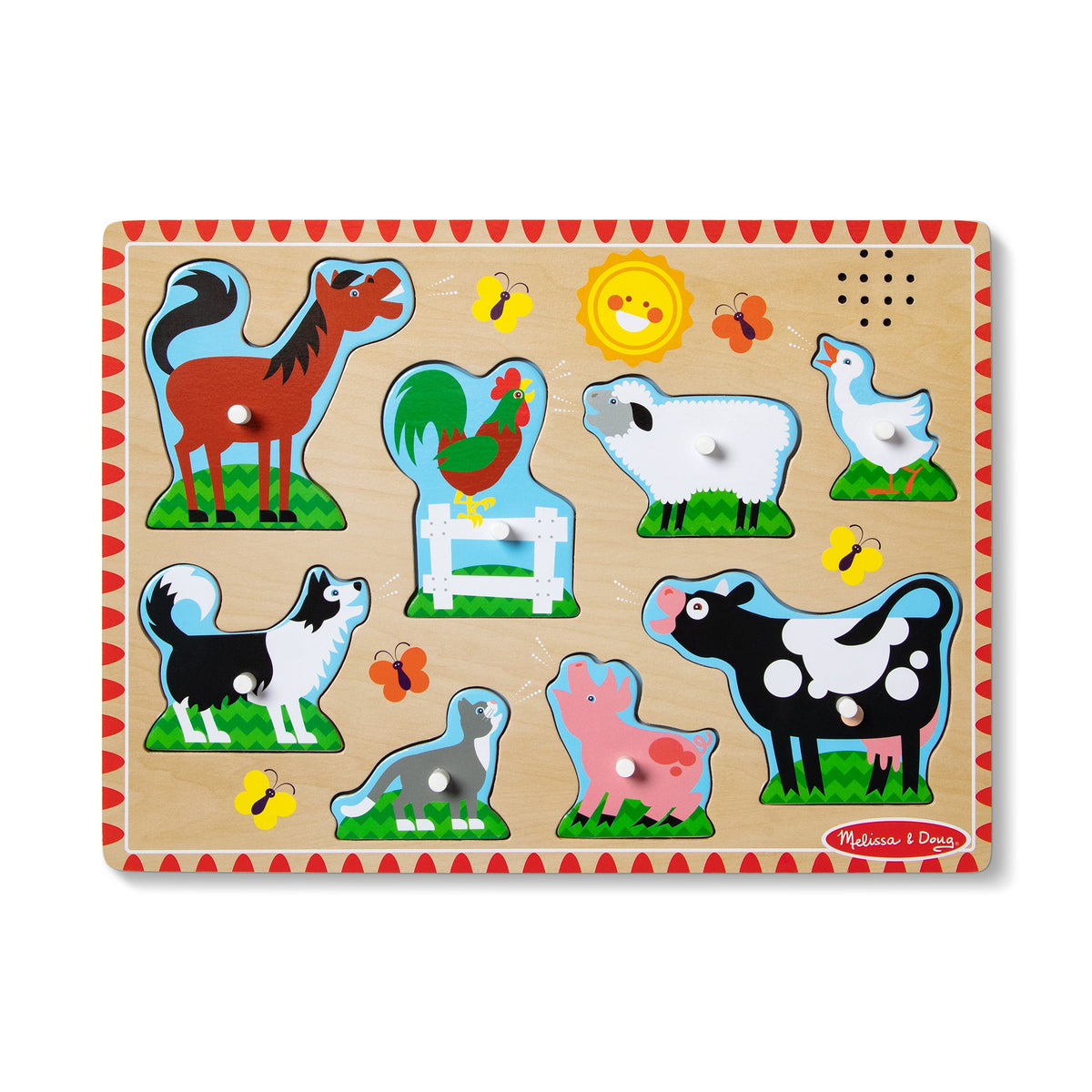Farm Animals Sound Puzzle - 8 Pieces M7