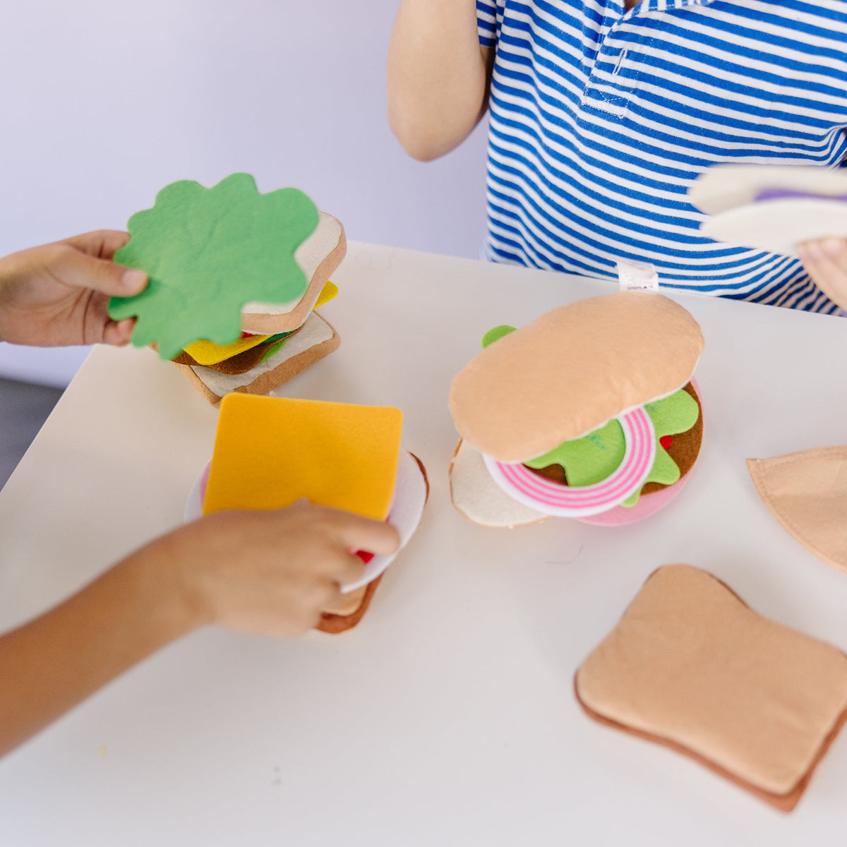 Felt Food Sandwich Play Set V2