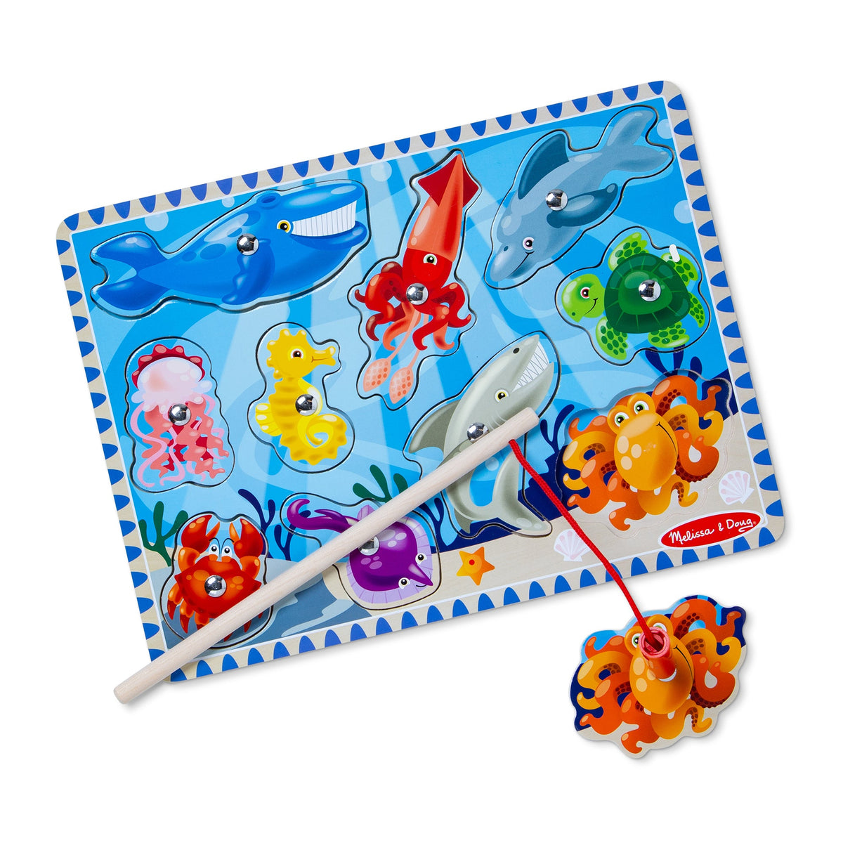 Fishing Magnetic Puzzle Game - 10 Pieces C2