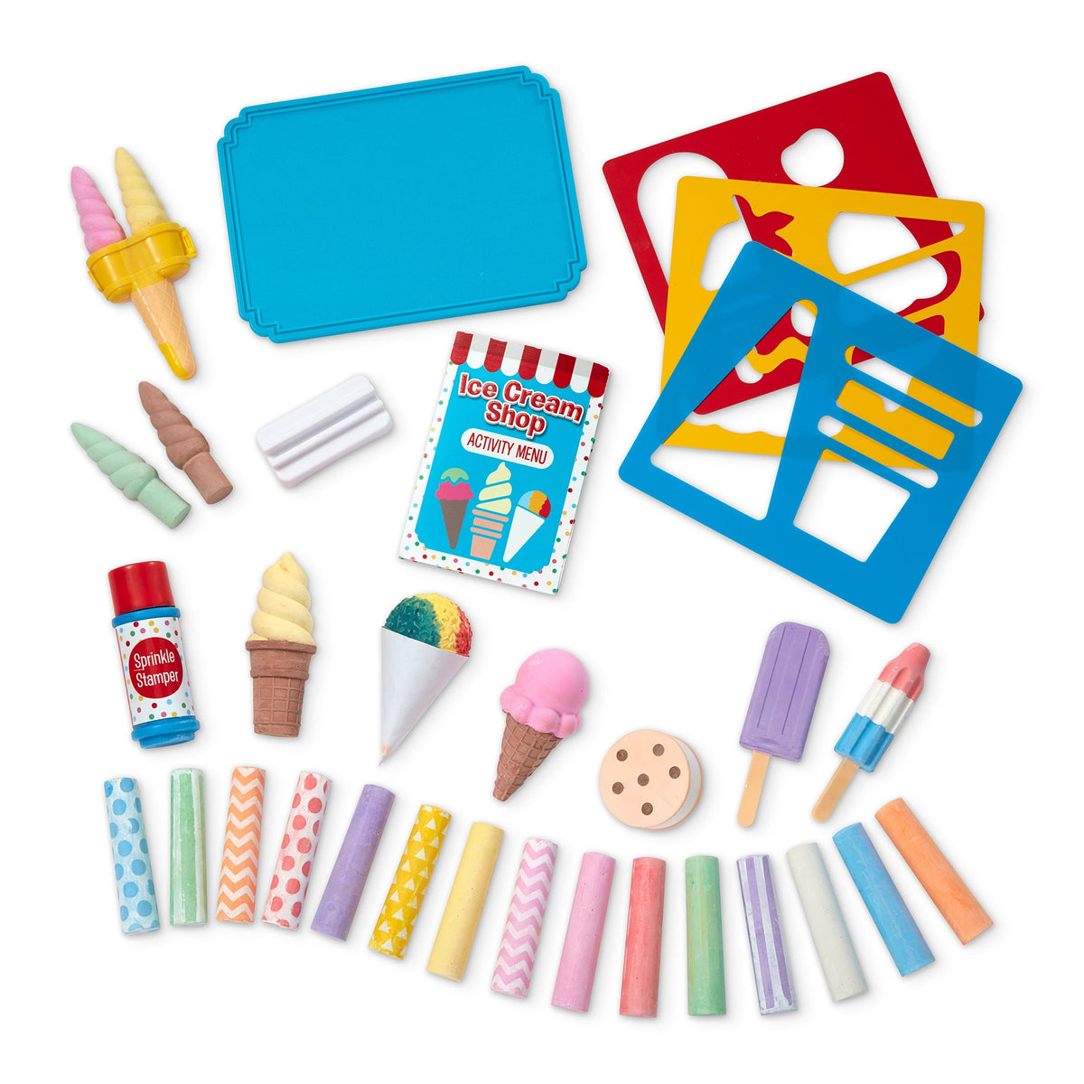 Ice Cream Shop Chalk Play Set M2