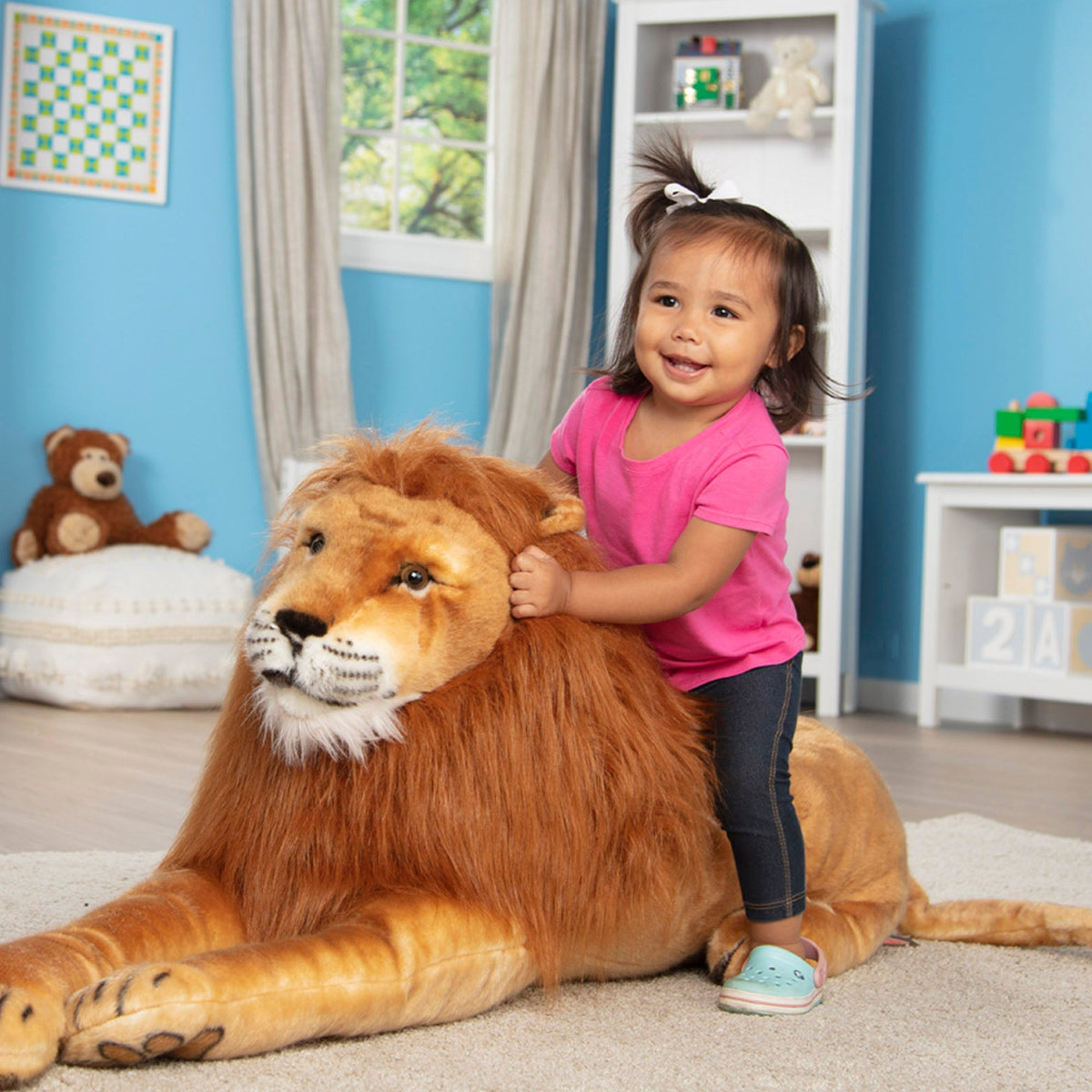 Lion Lifelike Plush Stuffed Animal O8