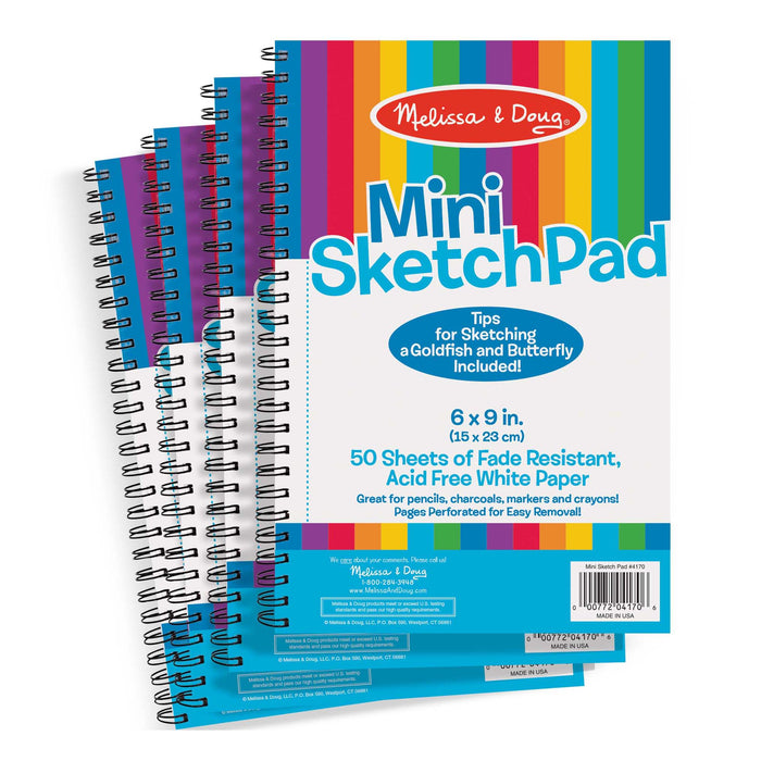 Mini Sketch Pad 4-Pack W7