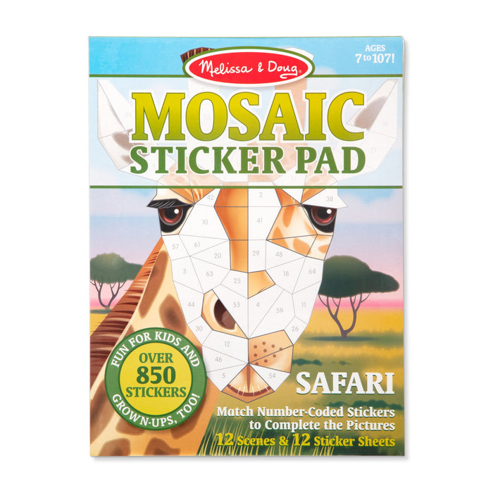 Mosaic Sticker Pad - Safari J2