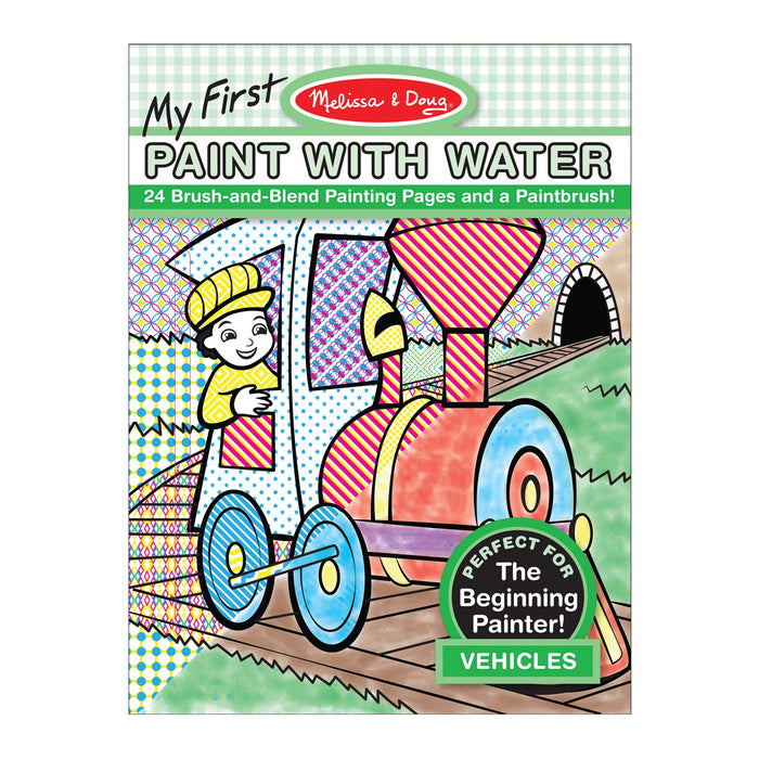 My First Paint with Water - Vehicles F2