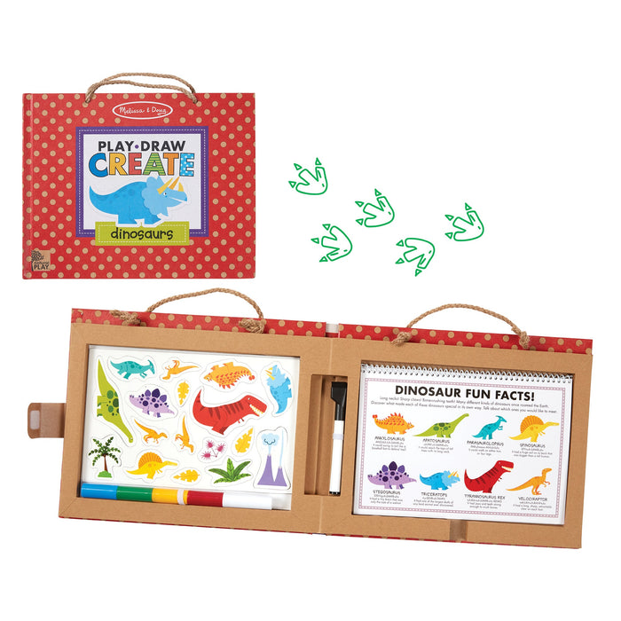 Natural Play: Play, Draw, Create Reusable Drawing & Magnet Kit – Dinosaurs U2