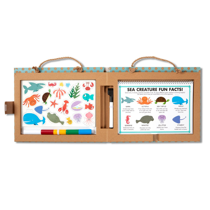 Natural Play: Play, Draw, Create Reusable Drawing & Magnet Kit – Ocean C4