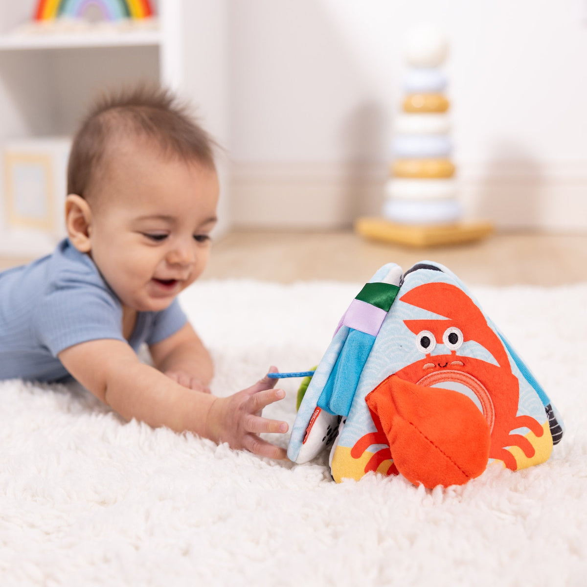Ocean Tummy Time Triangle Baby Toy N3