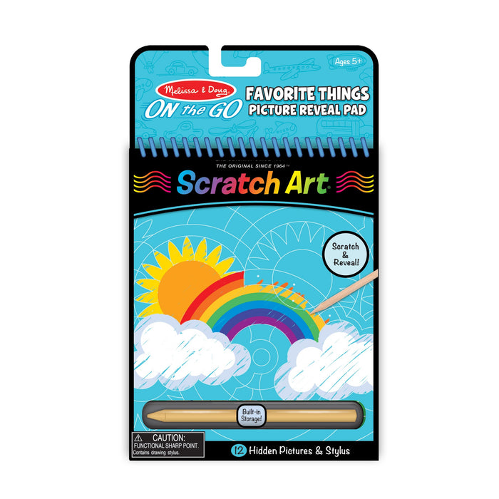 On the Go Scratch Art Picture Reveal Pad - Favorite Things K0
