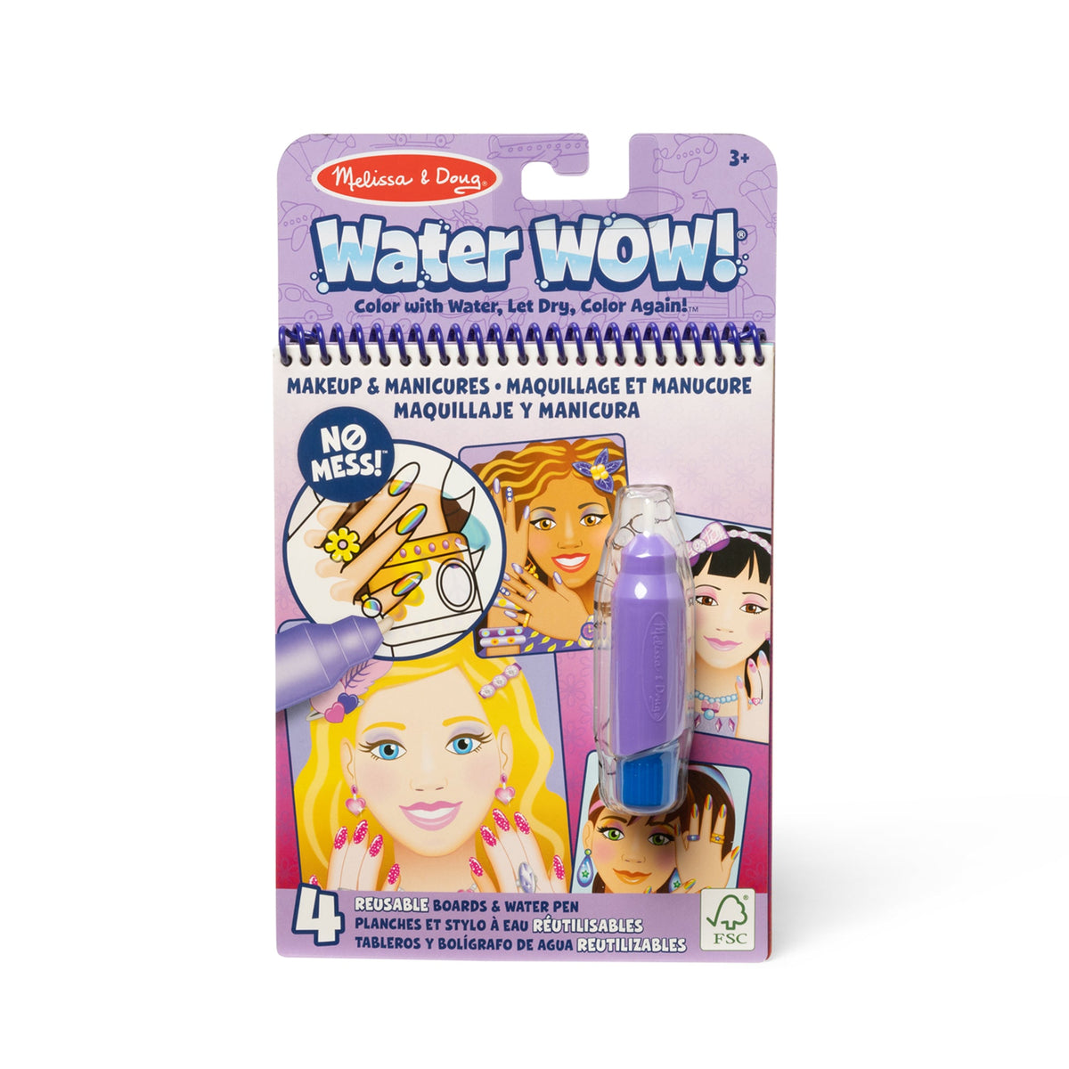On the Go Water Wow! Water-Reveal Pad - Makeup & Manicures J7