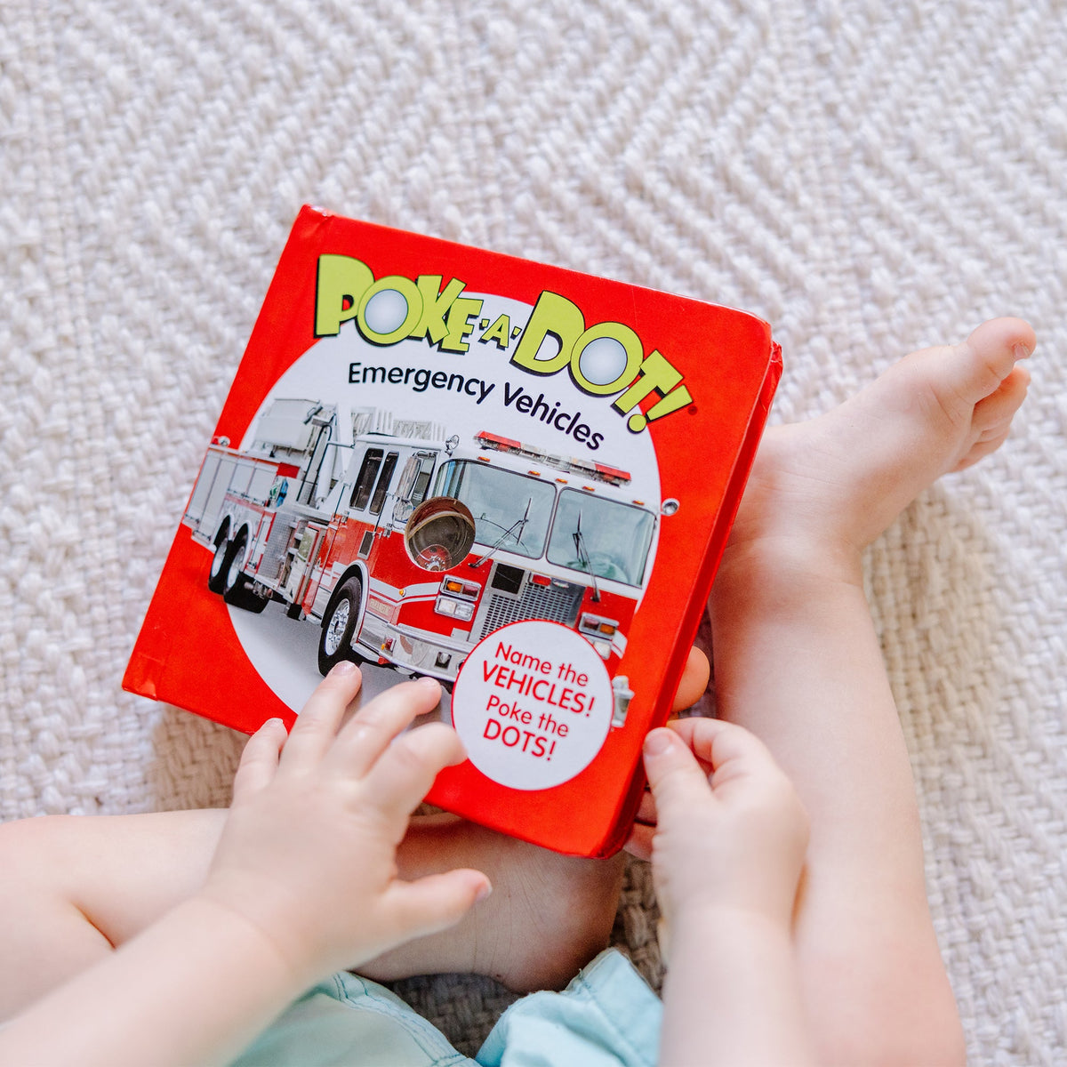 Poke-a-Dot: Emergency Vehicles Board Book F1