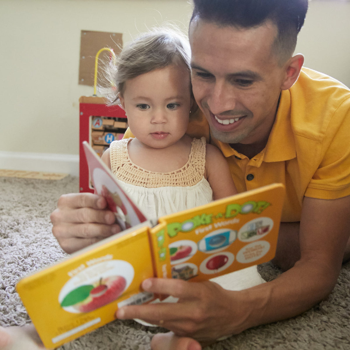 Poke-a-Dot: First Words Board Book J2