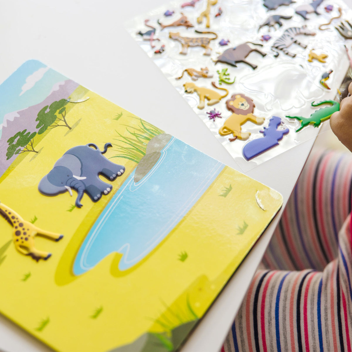 Puffy Sticker Play Set 3-Pack: Safari, Dinosaur, Ocean K9