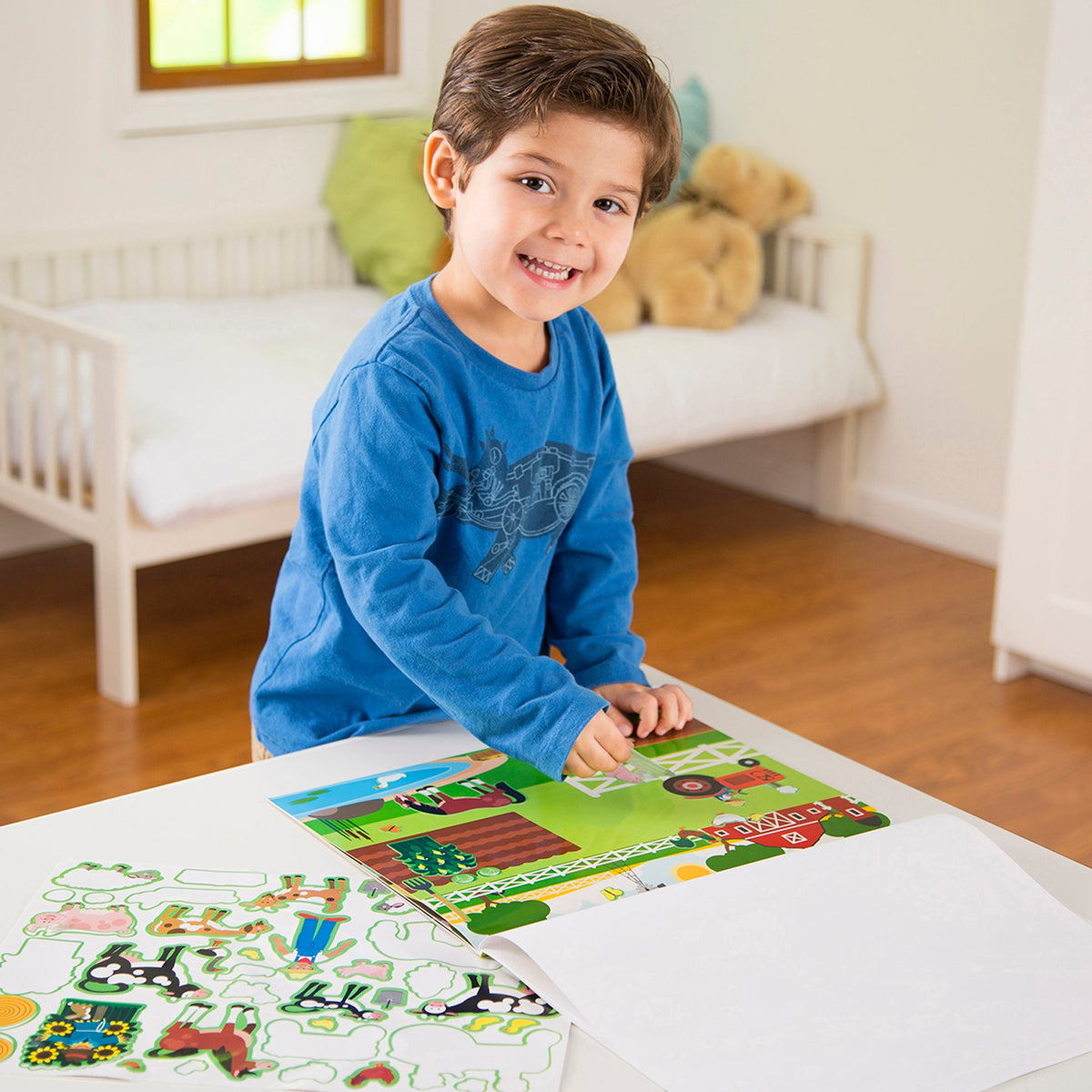 Reusable Sticker Pad 3-Pack: Vehicles, Habitats, Prehistoric H0