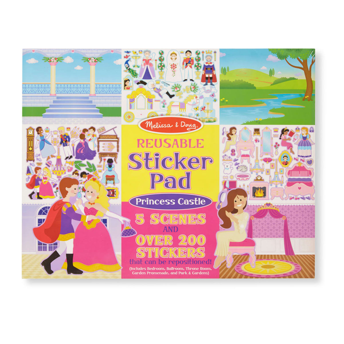 Reusable Sticker Pad Bundle - Fairy, Princess, Dress-Up, and Play House C5