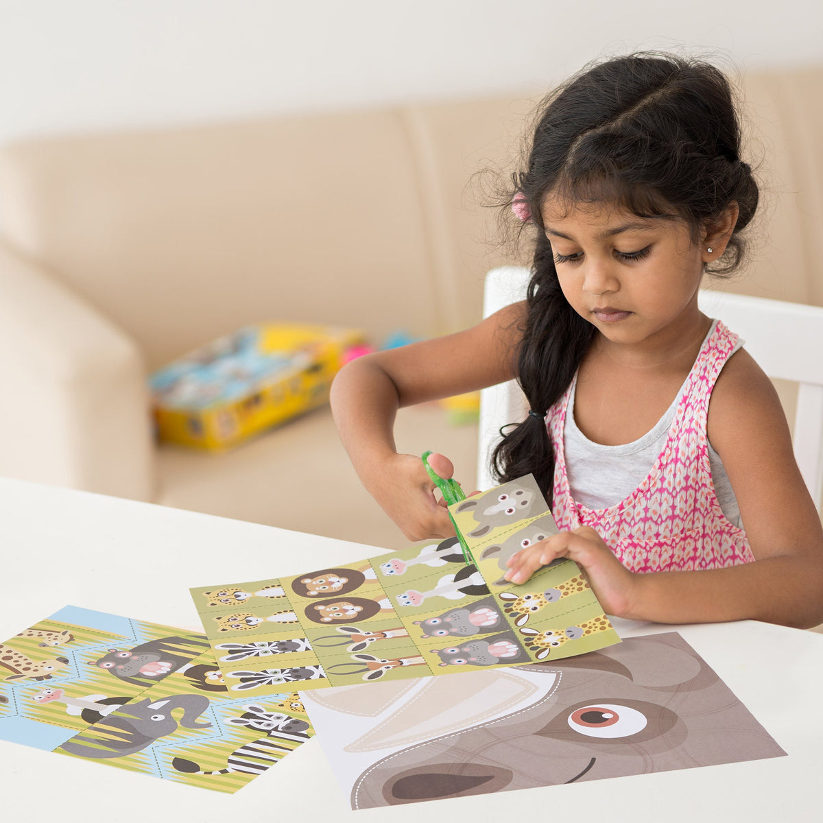 Safari Scissor Skills Activity Pad T1