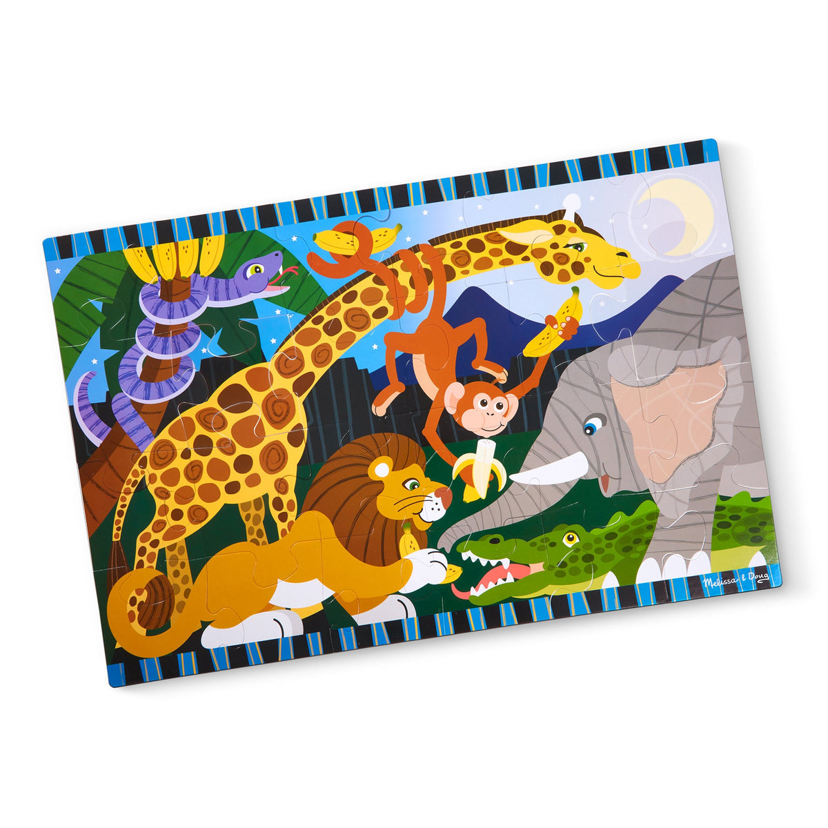 Safari Social Floor Puzzle - 24 Pieces Q0