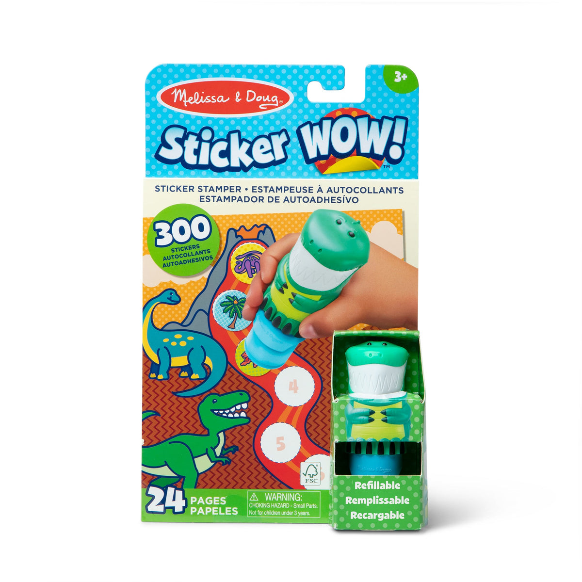 Sticker WOW!™ Activity Pad & Sticker Stamper - Dinosaur S0