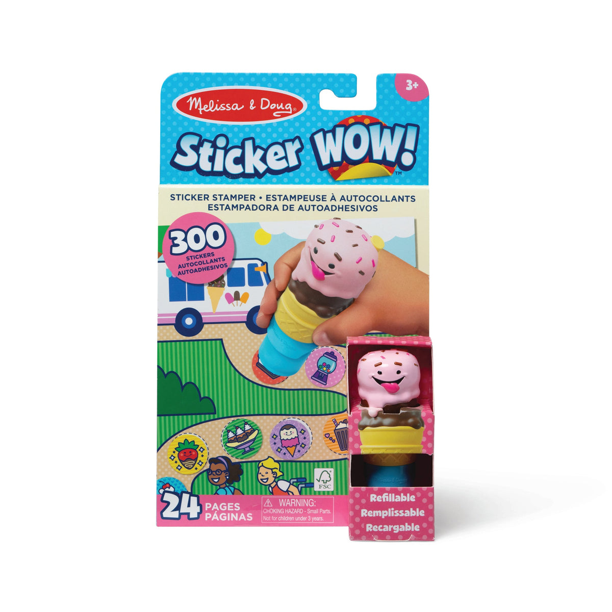 Sticker WOW!™ Activity Pad & Sticker Stamper - Ice Cream V5