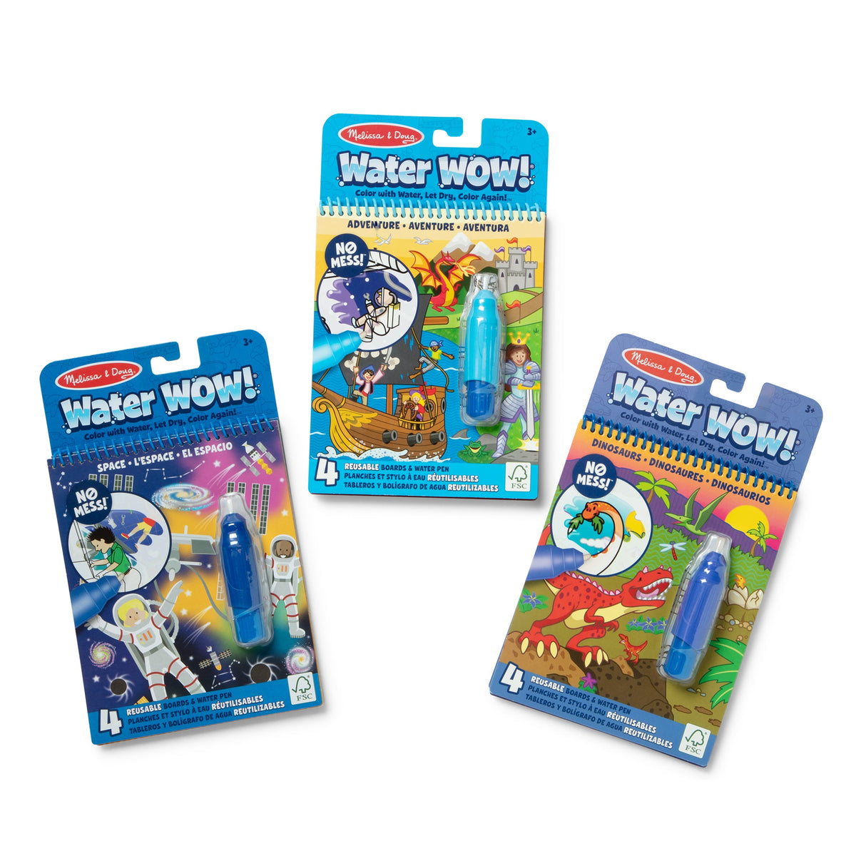 Water WOW! 3-Pack – Dinosaur, Adventure, Space I5