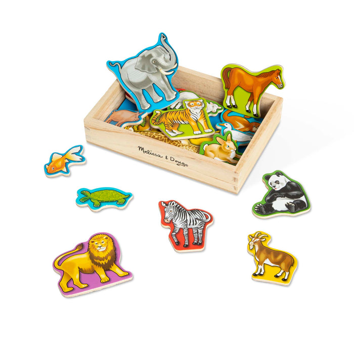 Wooden Animal Magnets H9