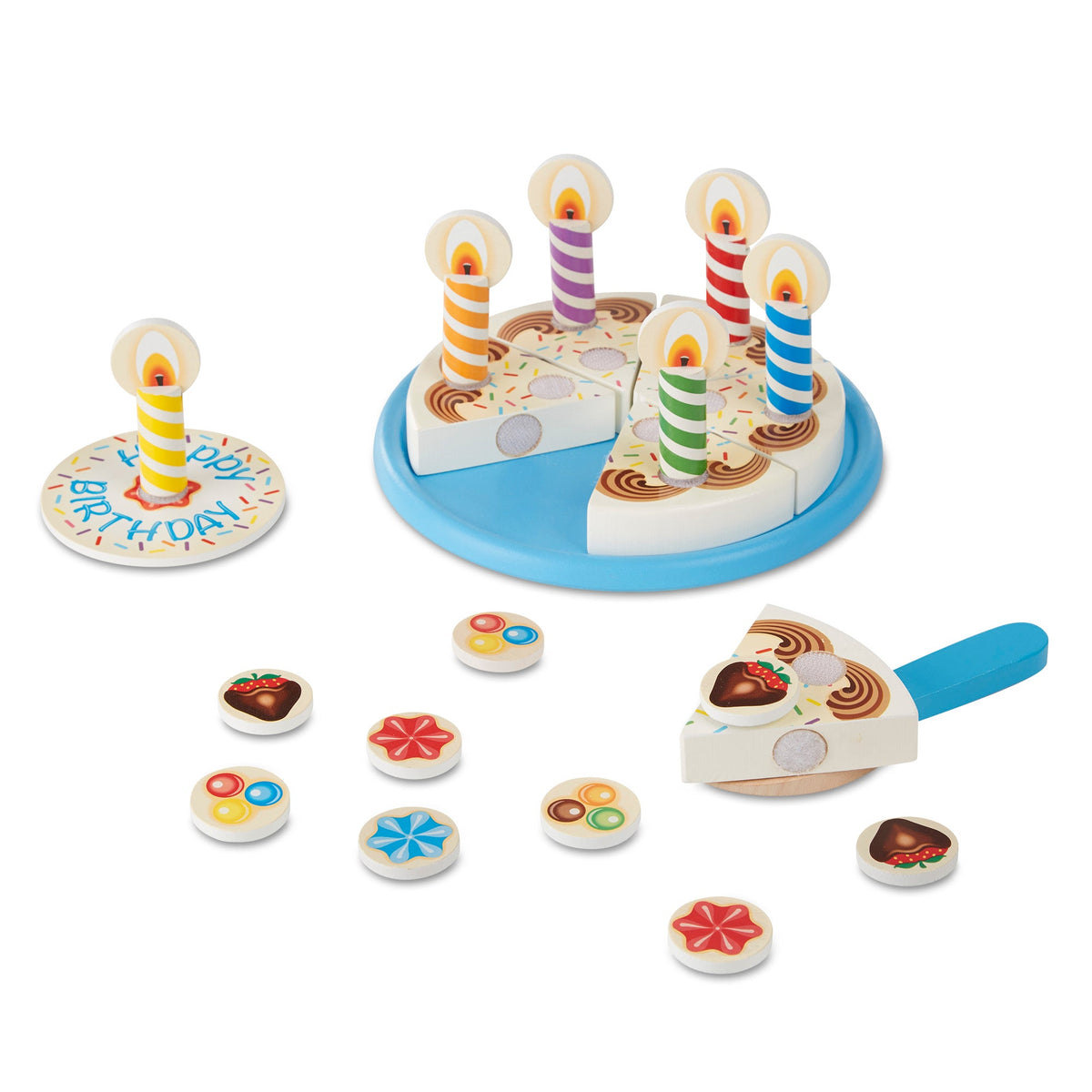 Wooden Birthday Cake Play Set Y6
