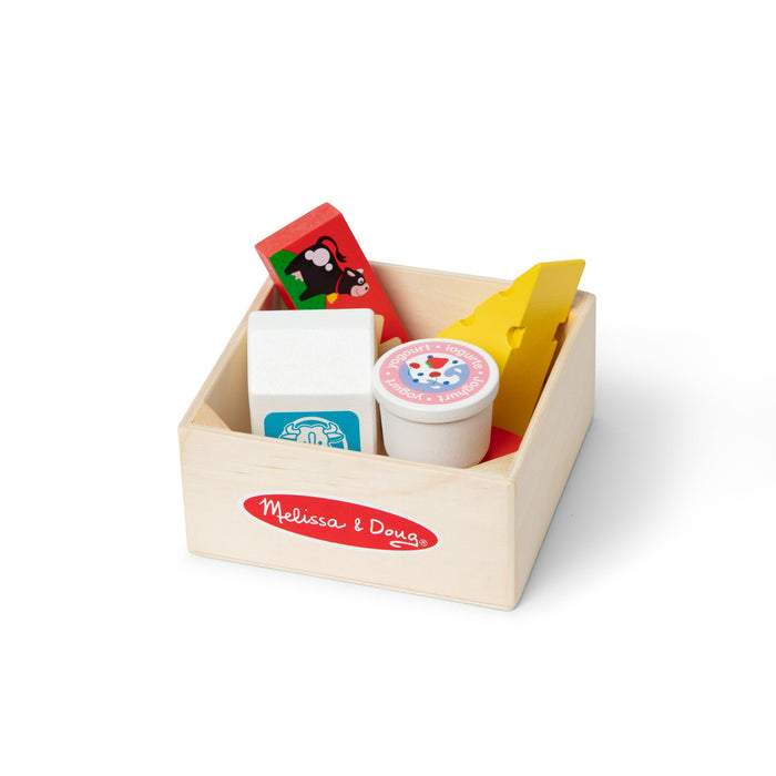 Wooden Food Groups Play Set – Dairy I6