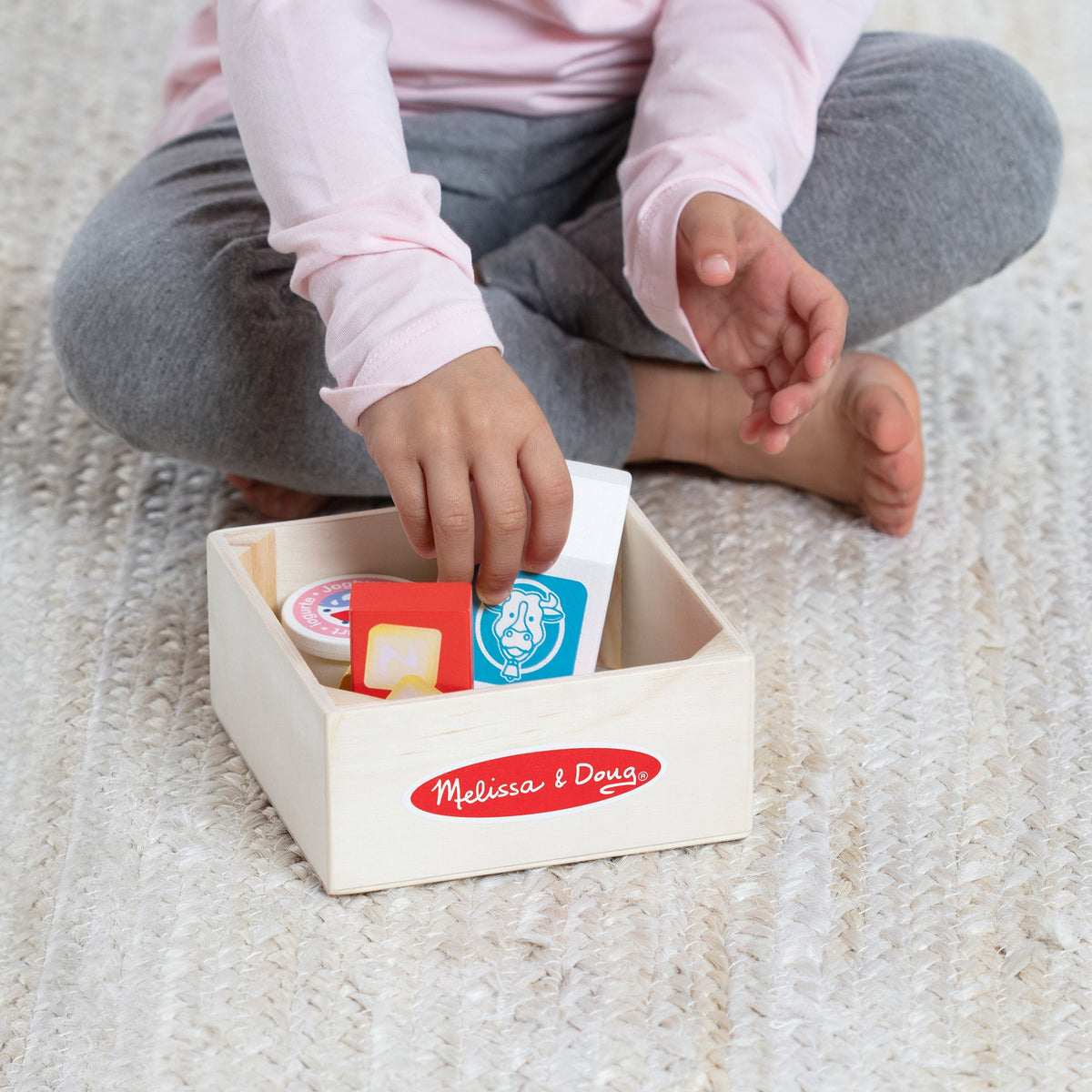 Wooden Food Groups Play Set – Dairy I6