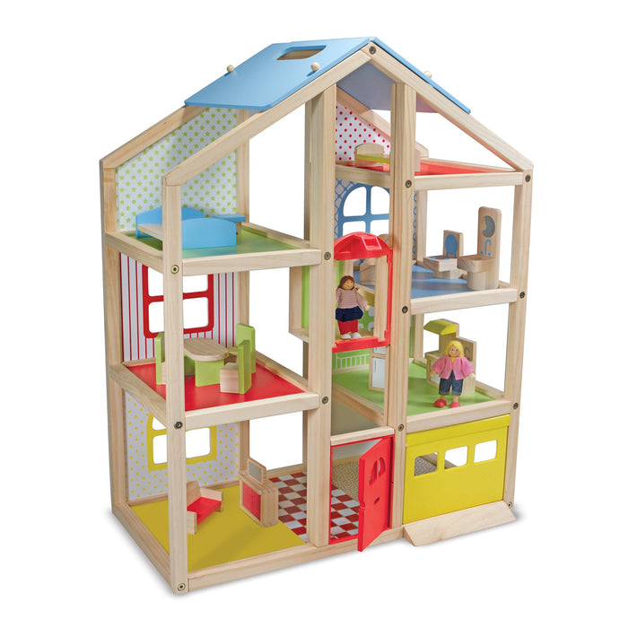 Wooden Hi-Rise Dollhouse M1