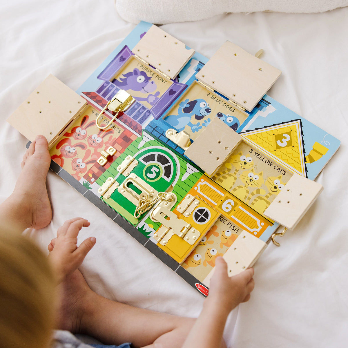 Wooden Latches Board K7