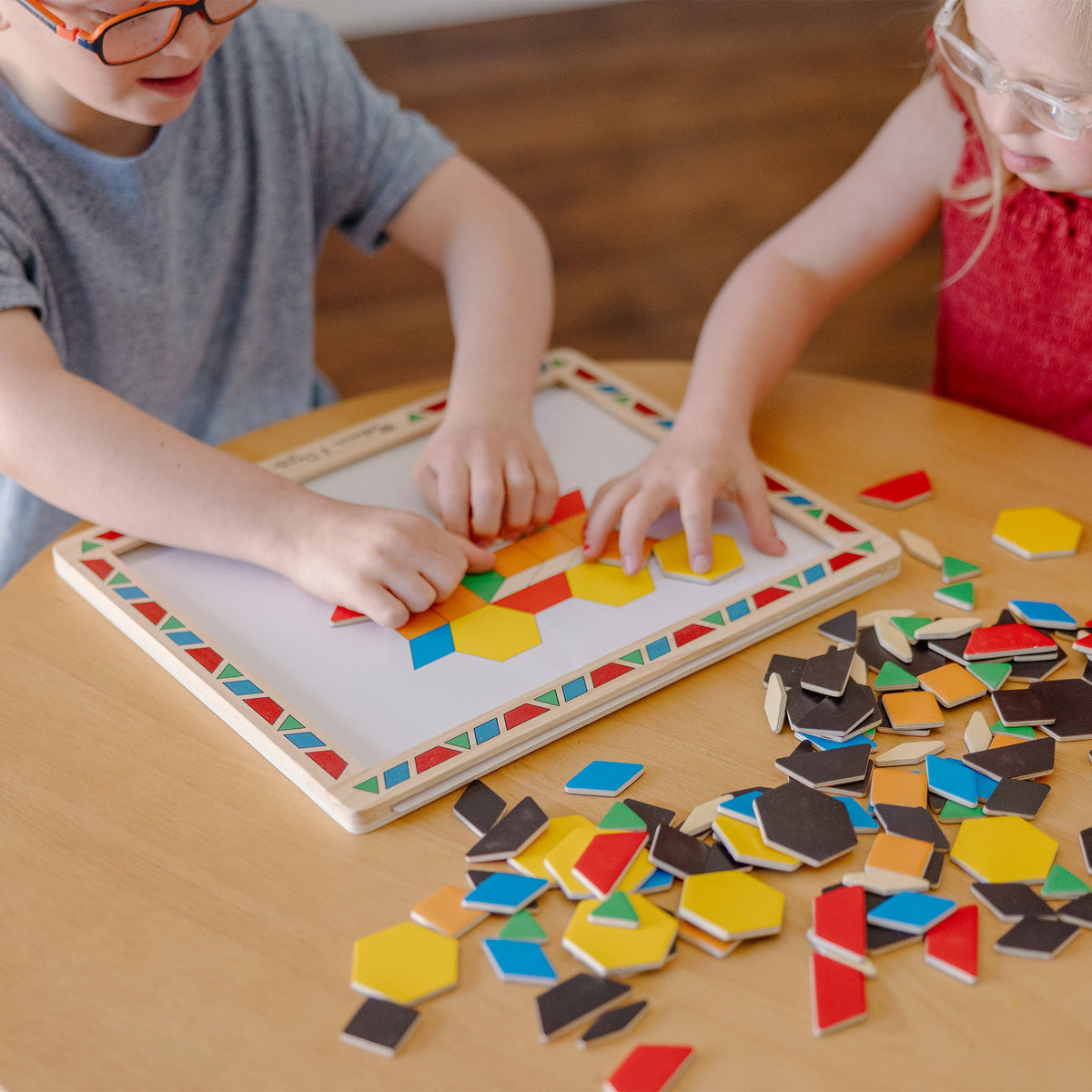 Wooden Magnetic Pattern Block Kit F9