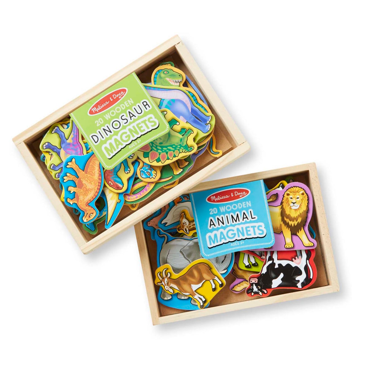 Wooden Magnets Bundle - Animals and Dinosaurs L6