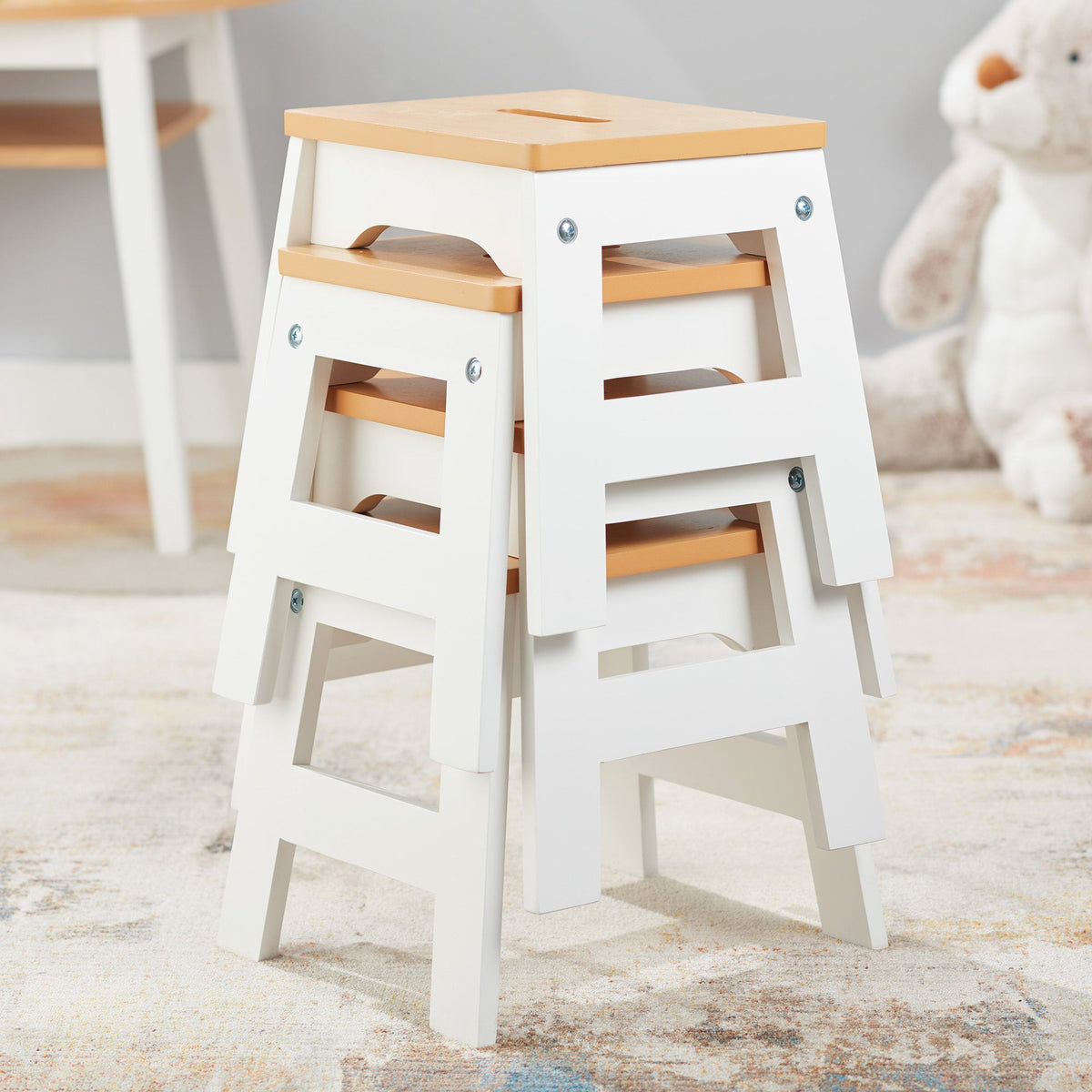 Wooden Stools – Set of 4 R0