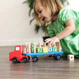 Alphabet Blocks Wooden Truck Z4