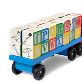 Alphabet Blocks Wooden Truck Z4