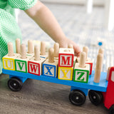 Alphabet Blocks Wooden Truck Z8