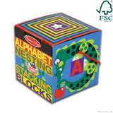 Alphabet Nesting and Stacking Blocks N0