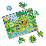 Animal Chase I-Spy Wooden Gear Puzzle B2